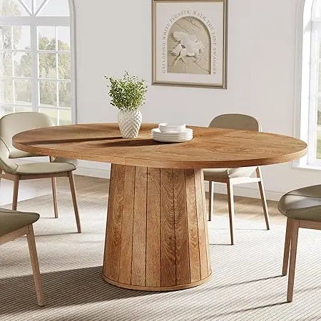 Fluted Oval Dining Table