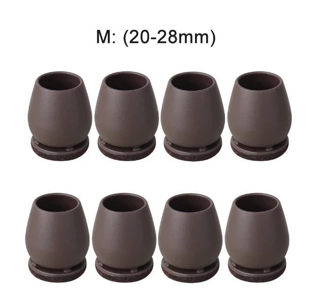 Chair Leg Floor Protectors with Felt Pads