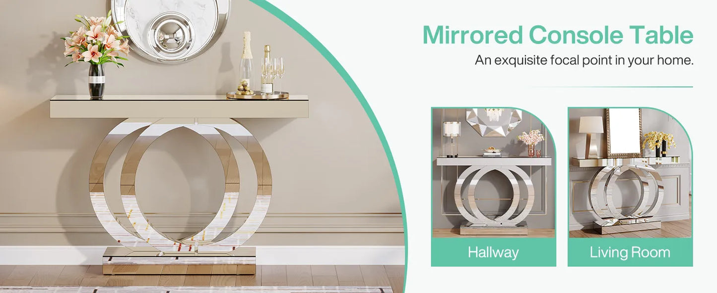 Mirrored Console Table