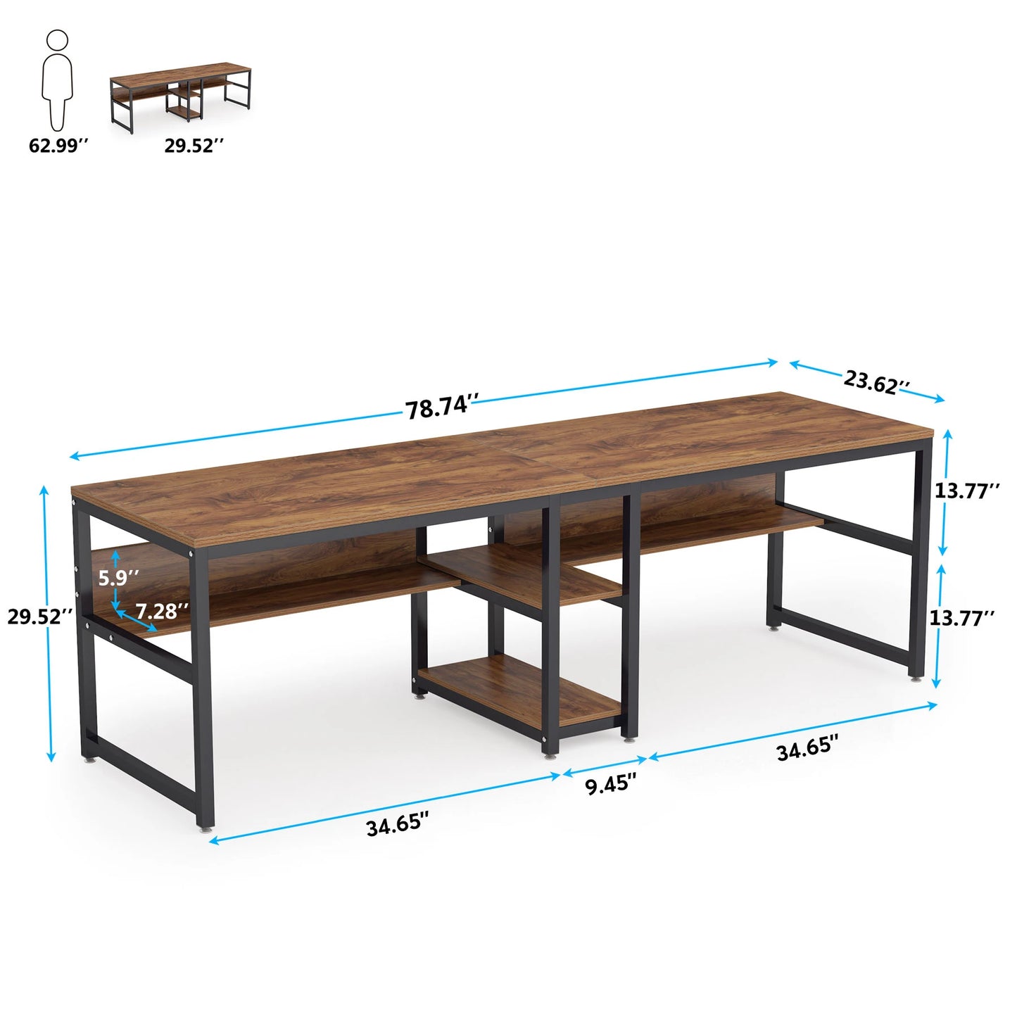 Two Person Office Desk