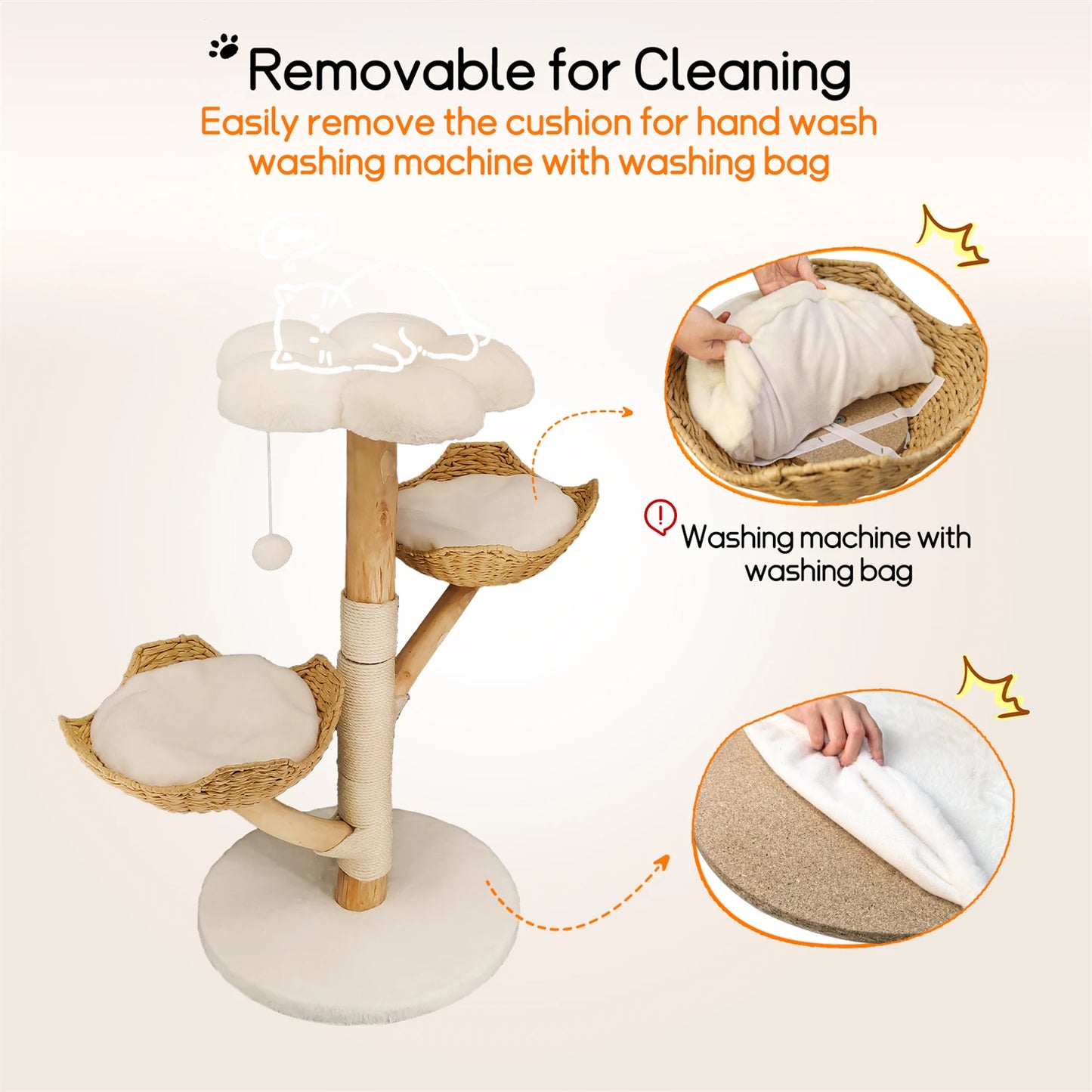 Modern Cat Tree Activity Tower