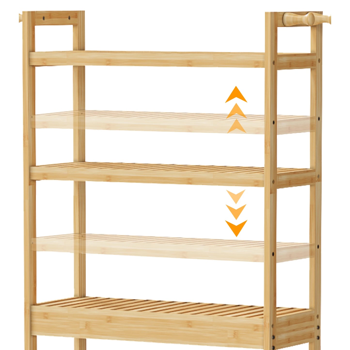 Bamboo Over Toilet Shelf Rack – 3-Tier Bathroom Storage Organizer