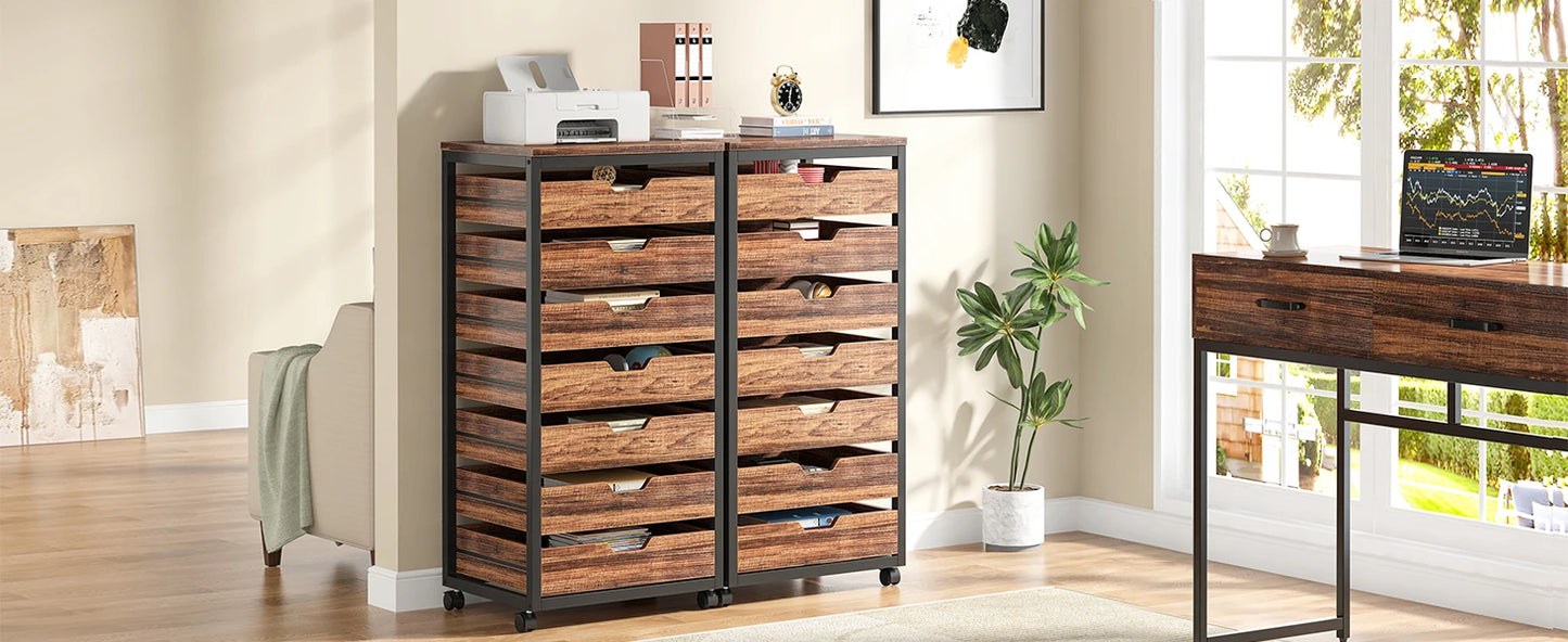7 Drawer Mobile Cabinet