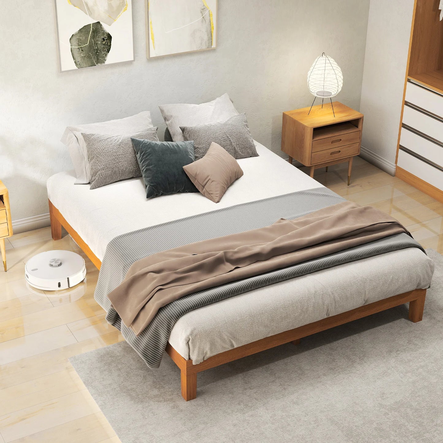 Wood Queen Bed Frame