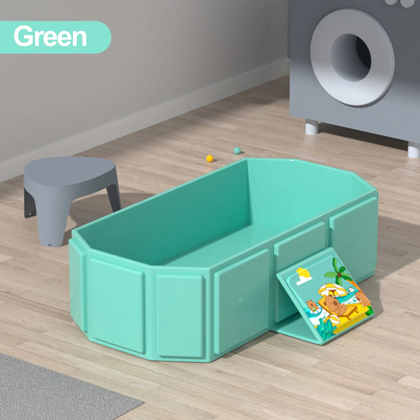 Thick foldable bathtub