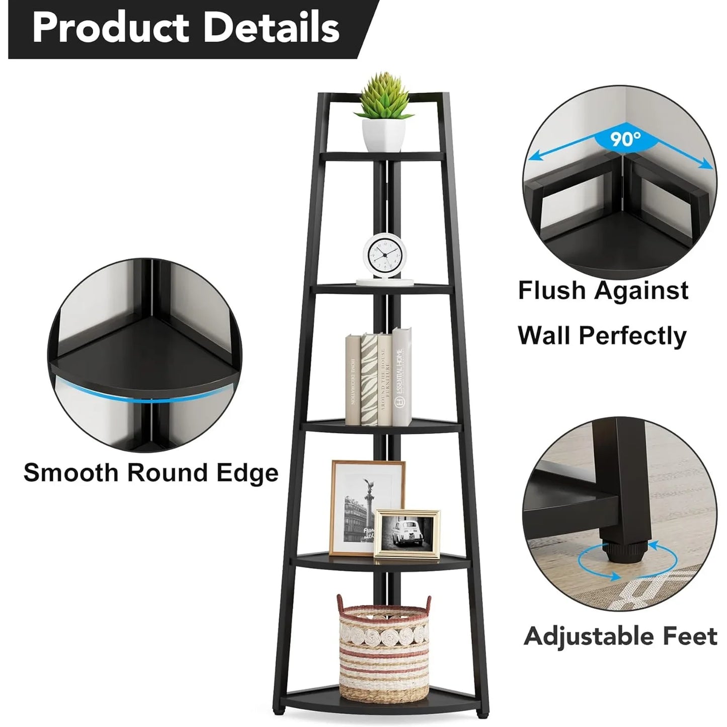 5 Tier Corner Shelf