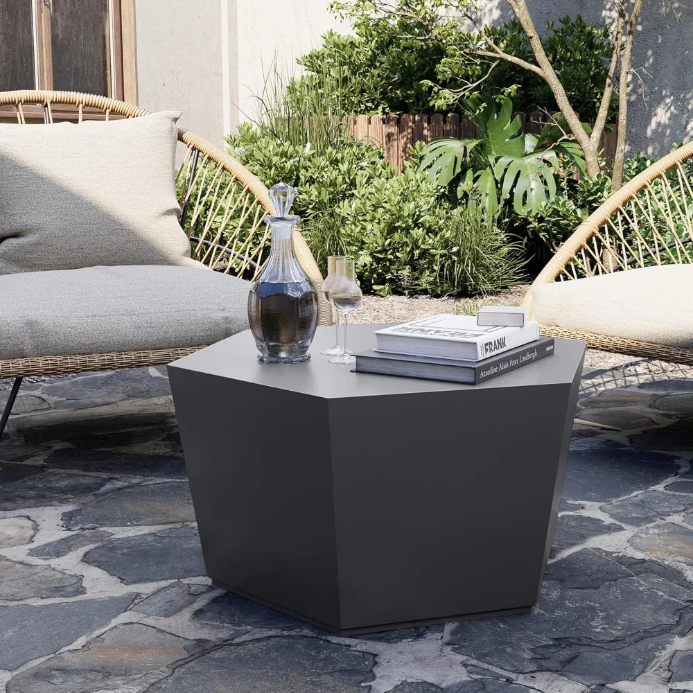 Hexagon Concrete Coffee Table