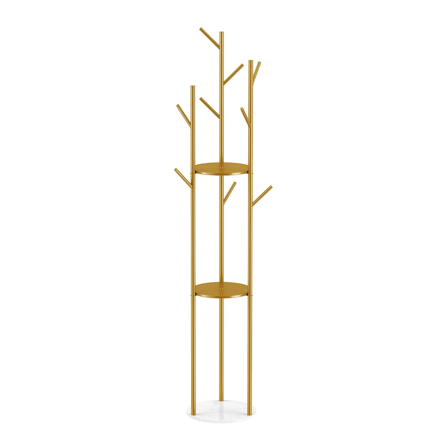 Gold Marble Coat Rack