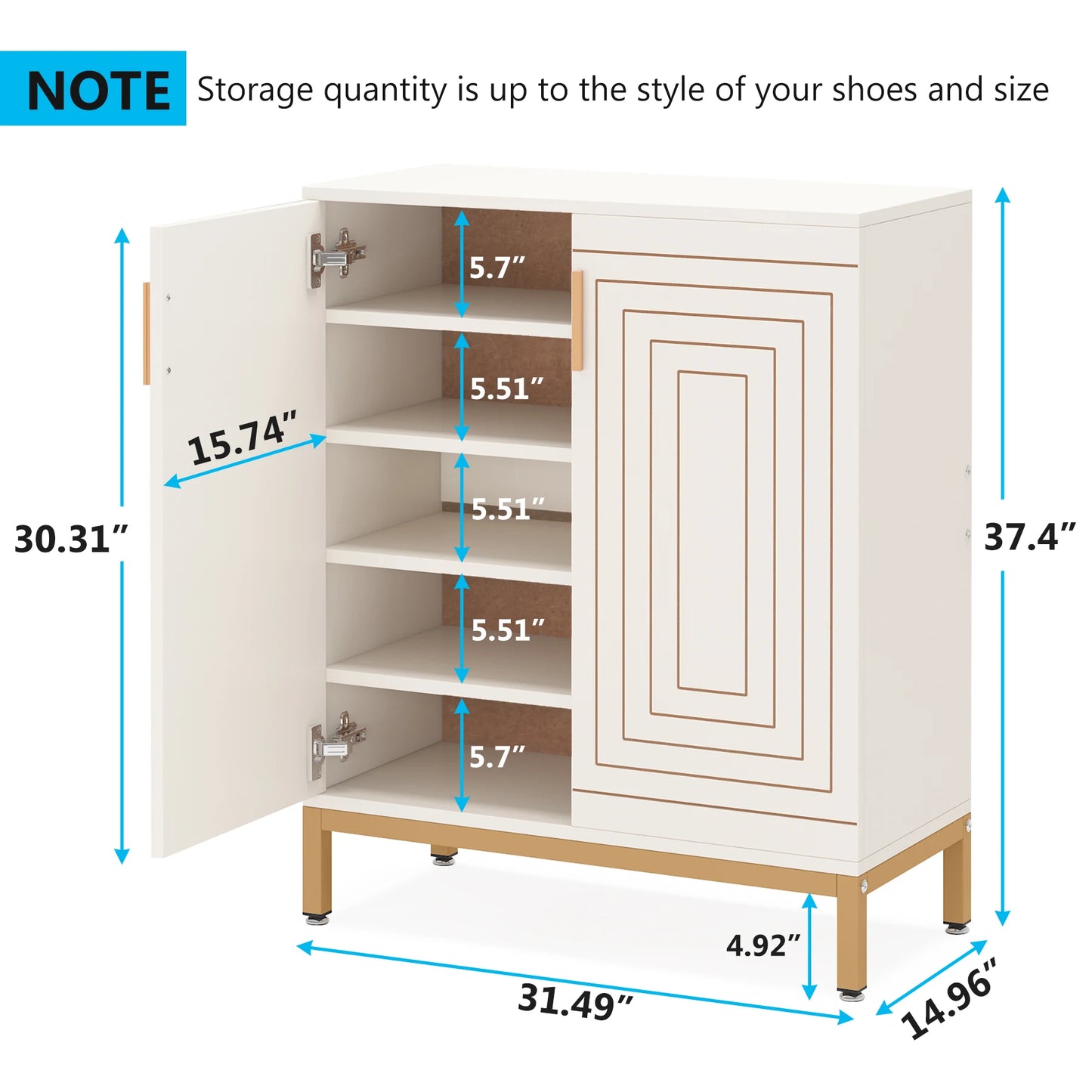 6-Tier Shoe Cabinet