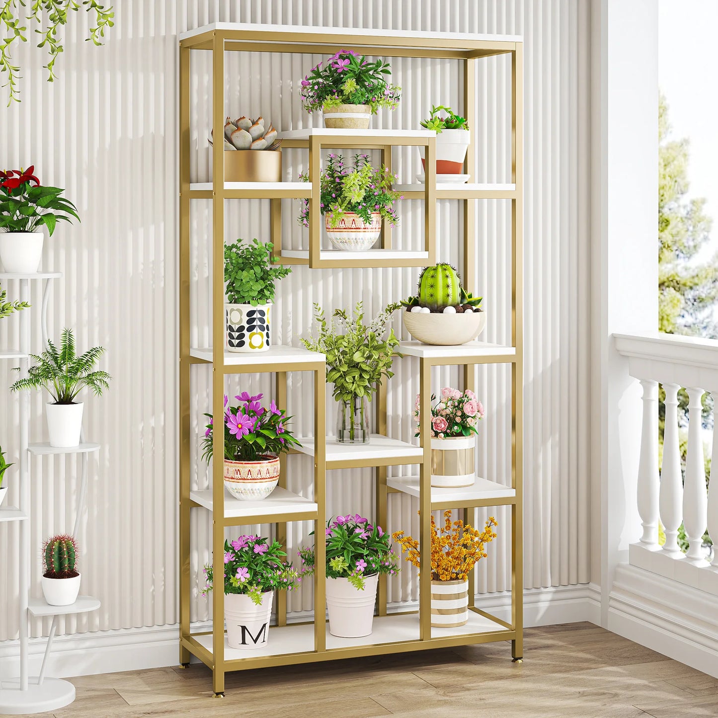 Faux Marble Display Shelf
