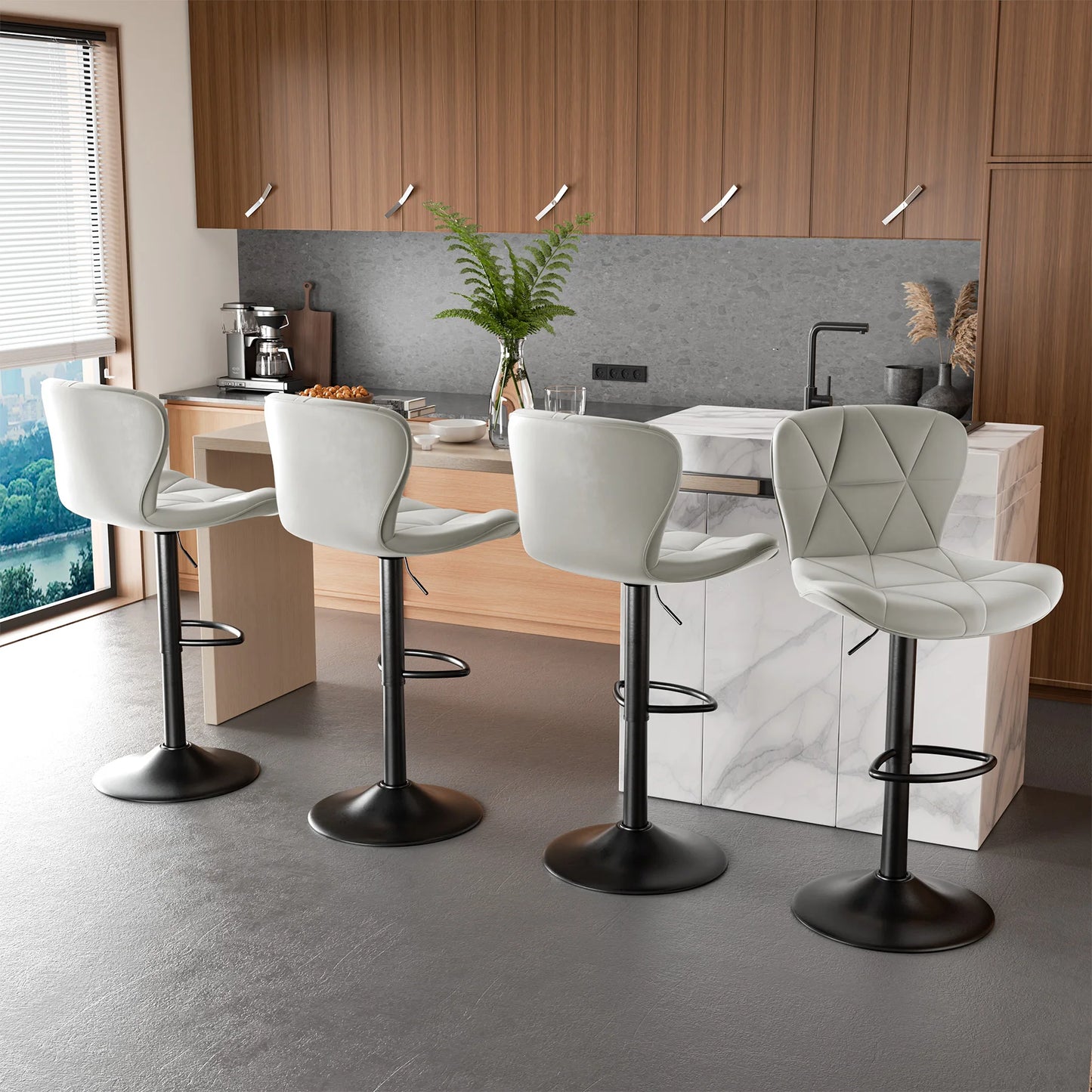Adjustable Swivel Bar Chairs