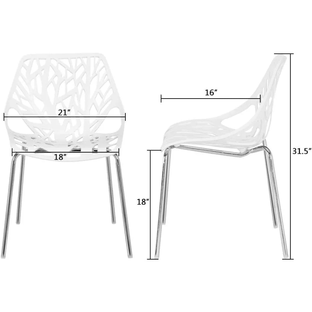 White Birch Stackable Chairs