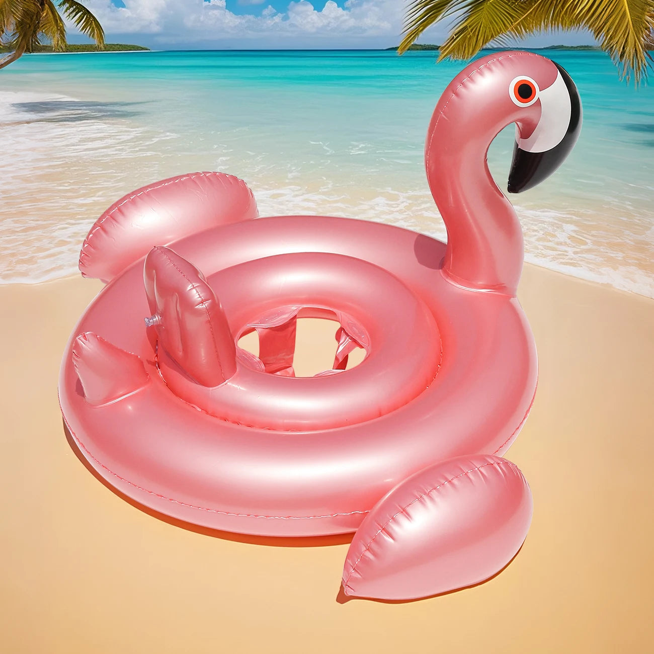 Inflatable Flamingo Seat Ring