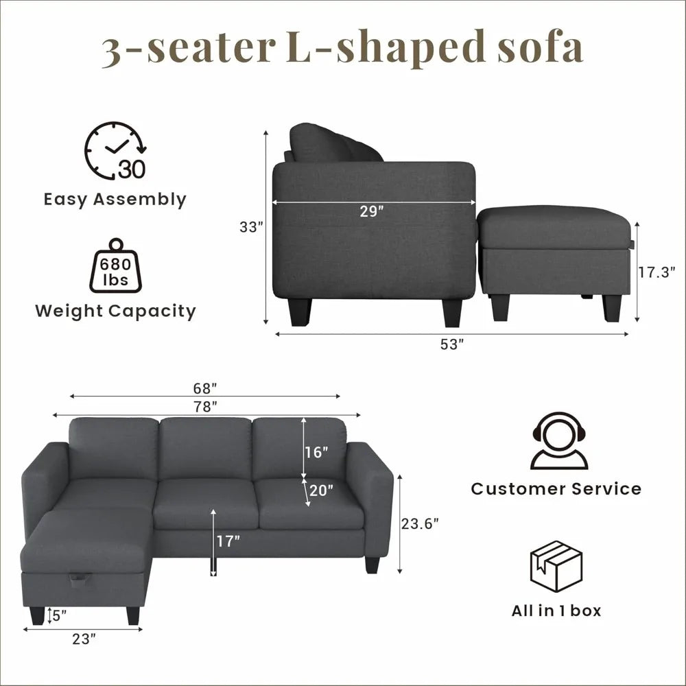 Modular Linen Sectional