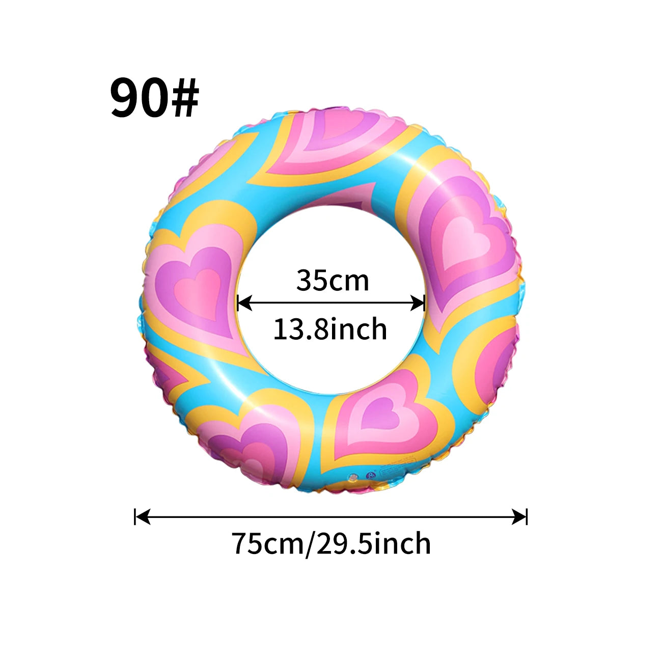 Heart-Shaped Inflatable Pool Float