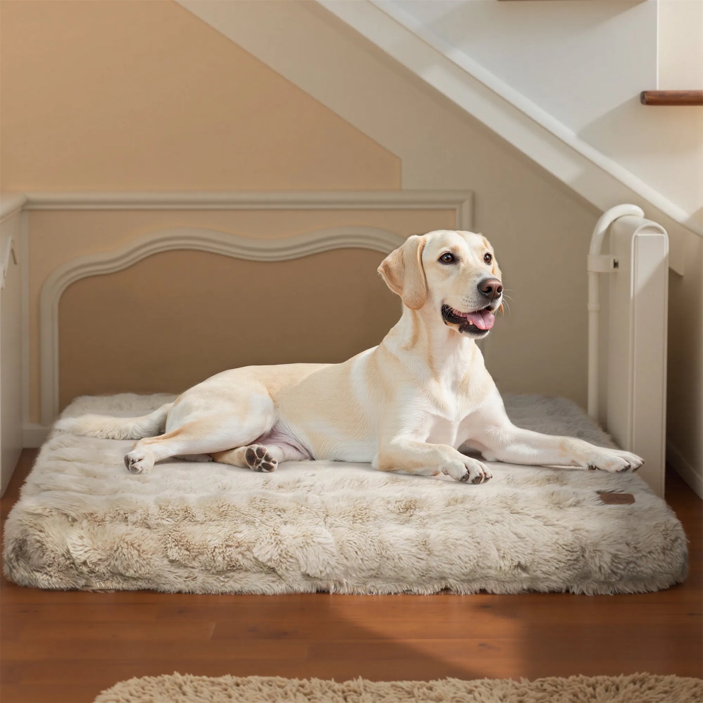 Fluffy Crate Bed for Extra Large Dogs