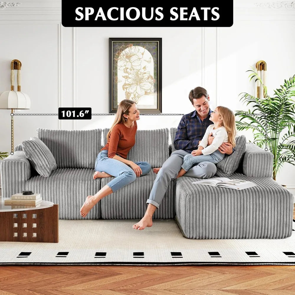 L‑Shaped Modular Sofa