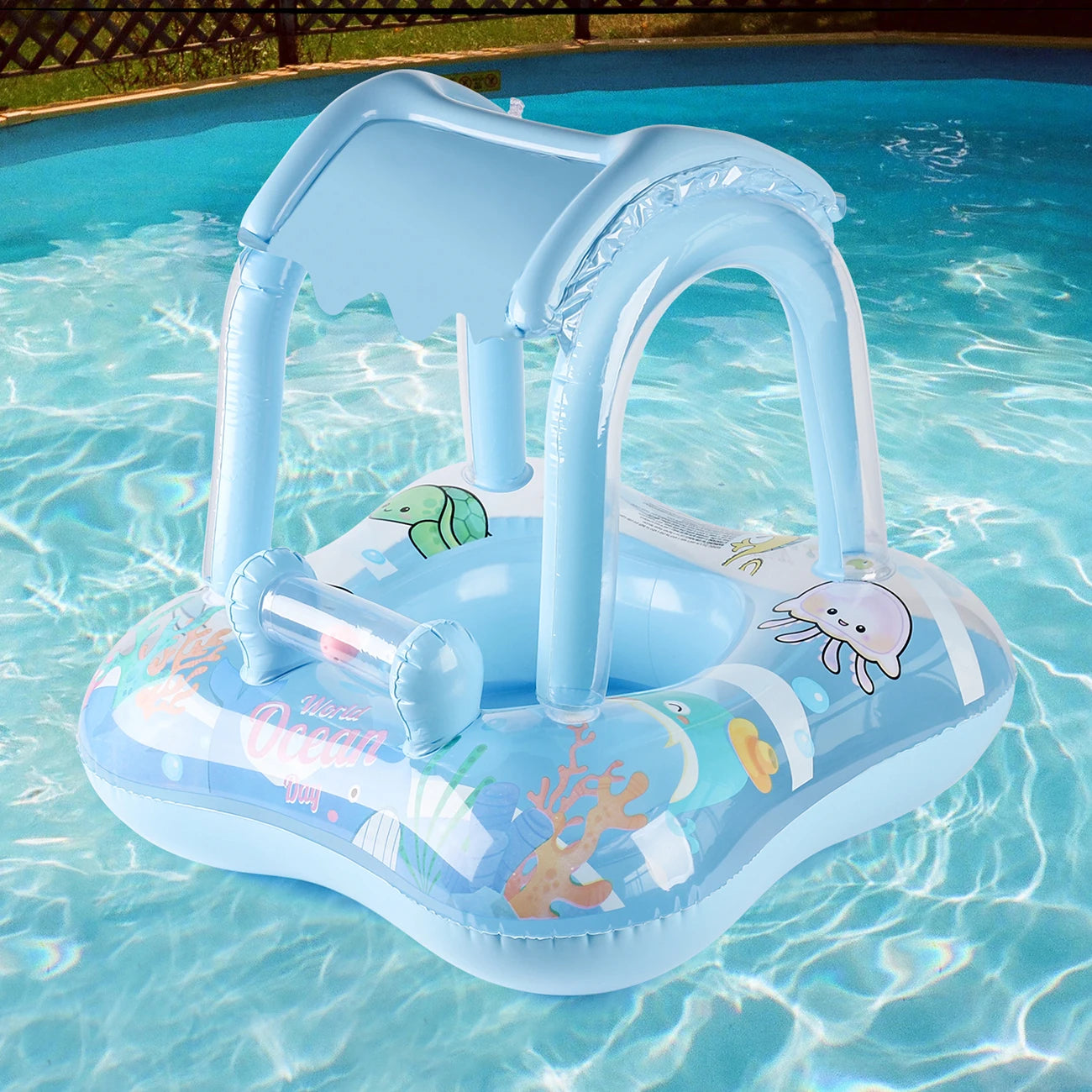 Pool float with canopy for Kids