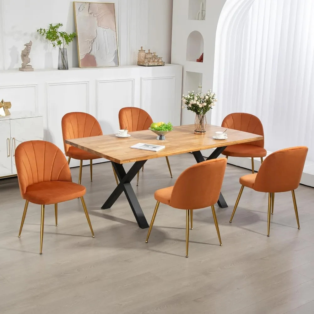 Velvet Accent Dining Chairs