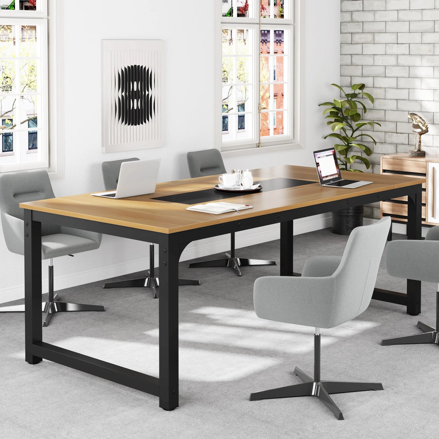 70.8” Executive Computer Desk