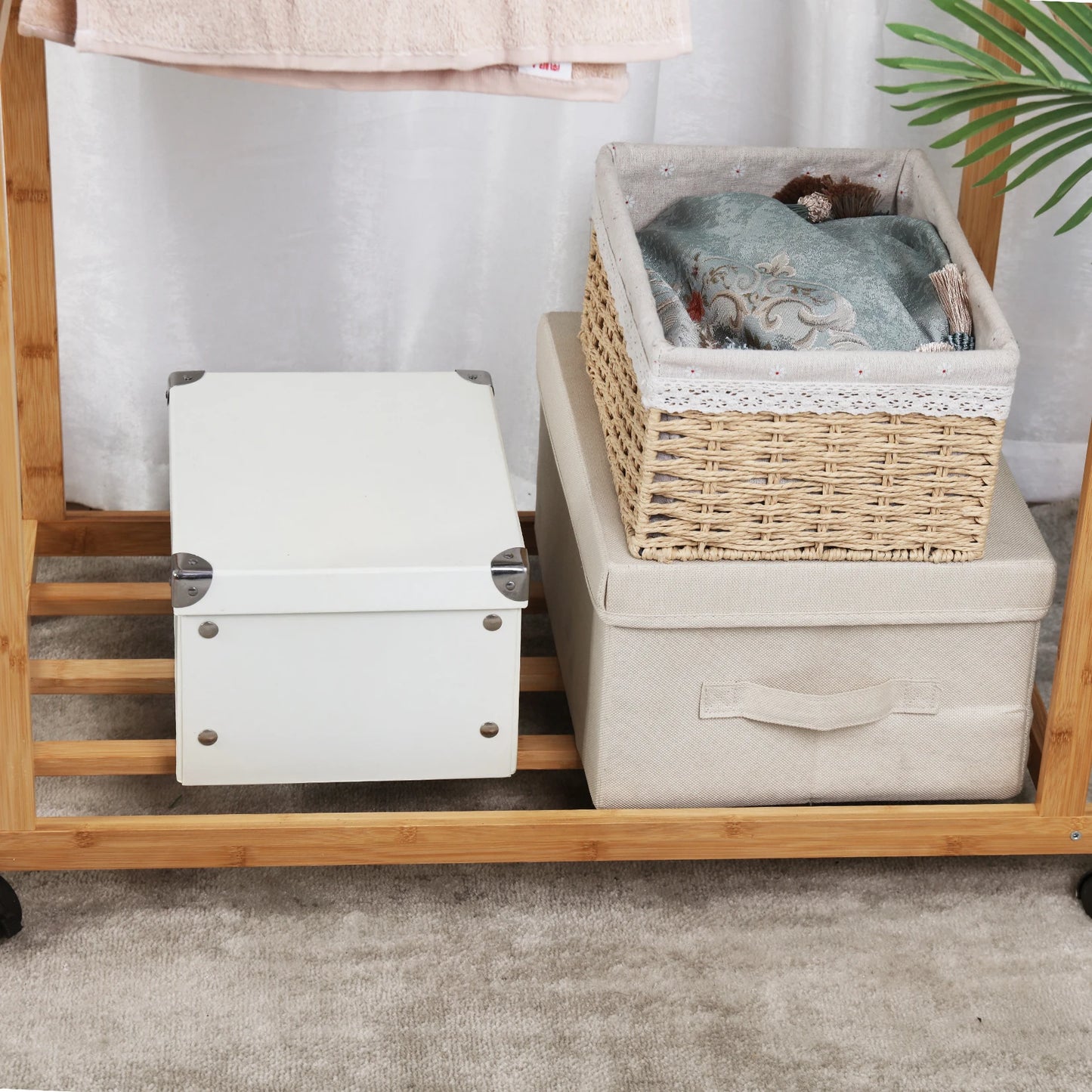 Bamboo Double Rail Rack