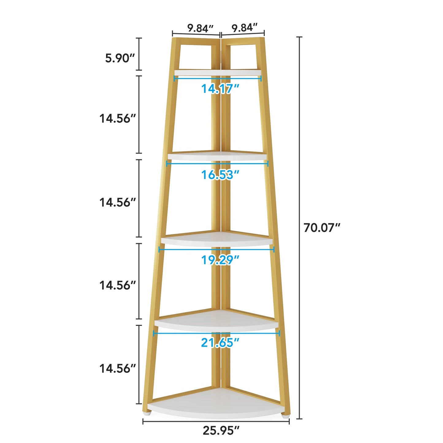 Corner Ladder Bookcase