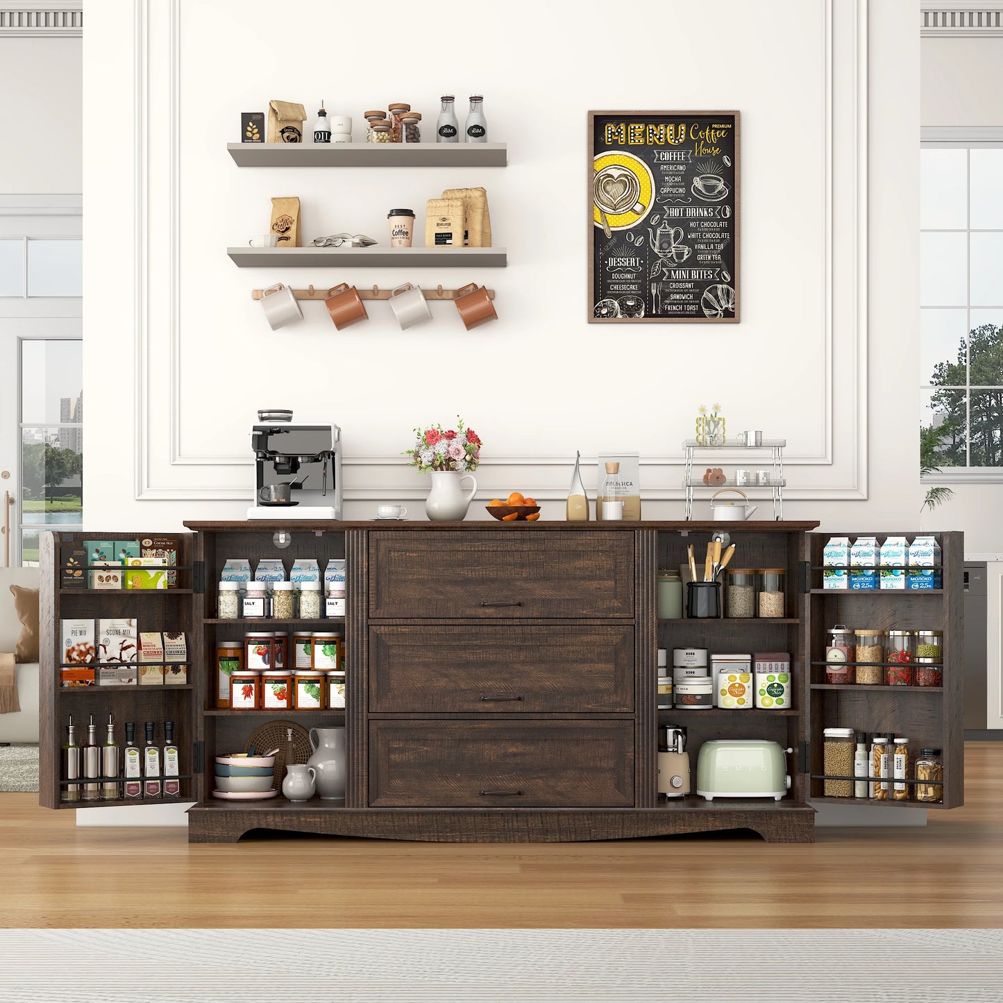 kitchen sideboards with drawer