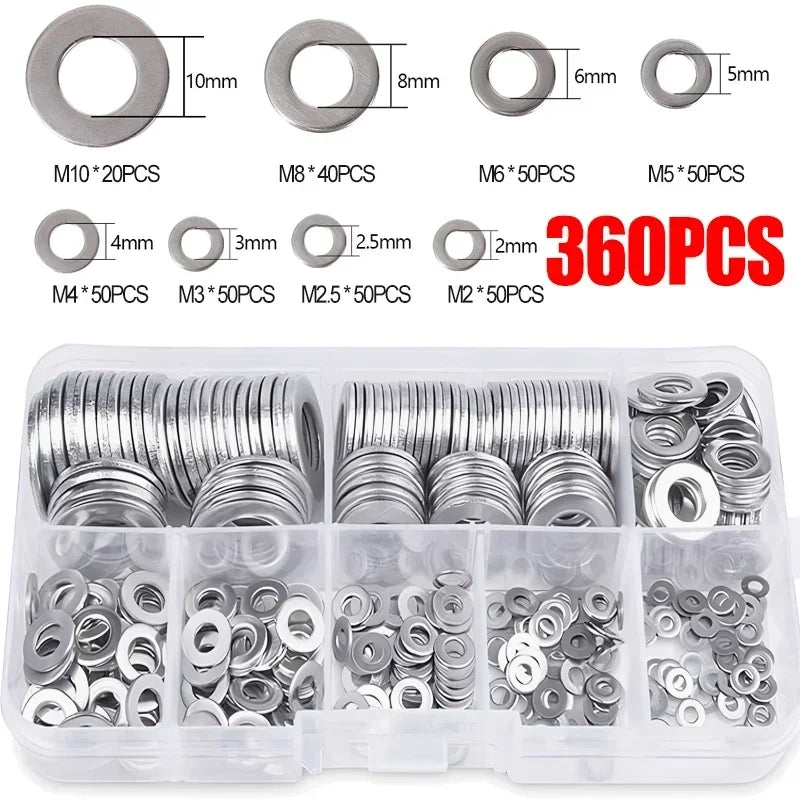Stainless Steel Washer Assortment Kit
