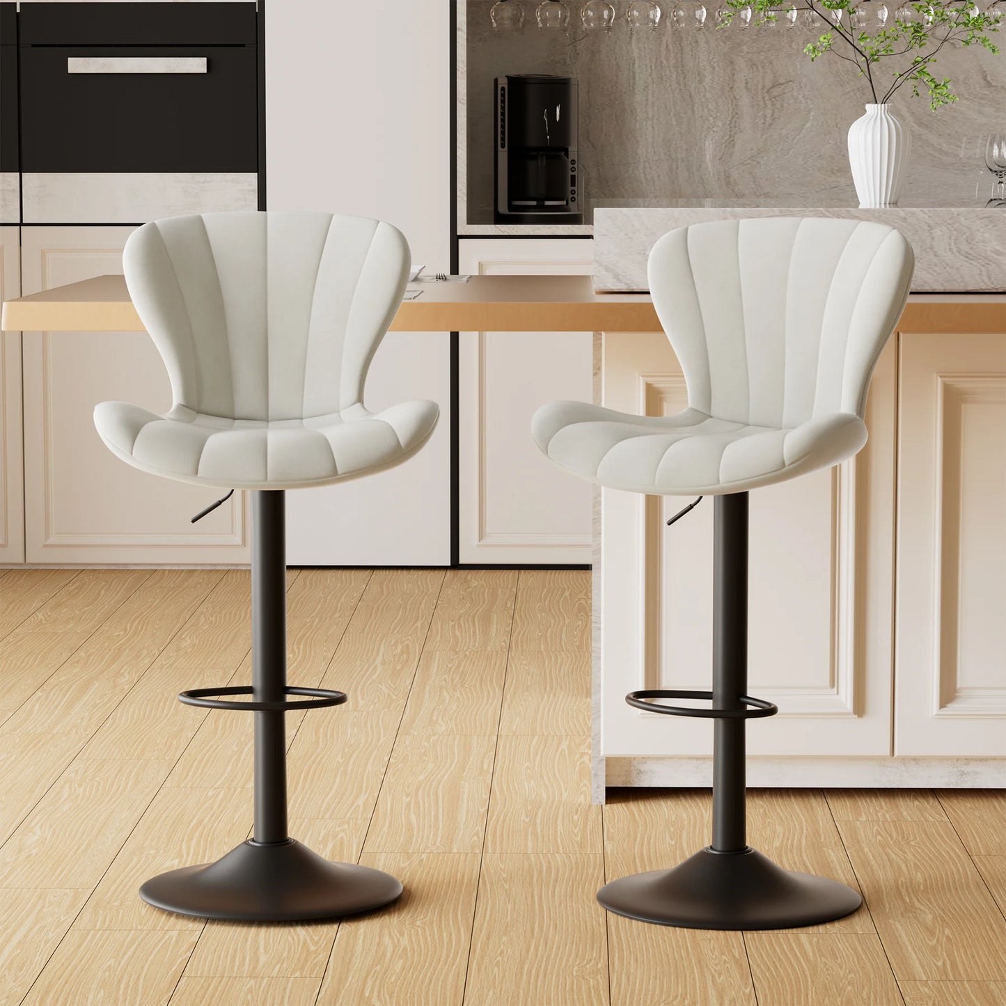 Adjustable Bar Chairs Set