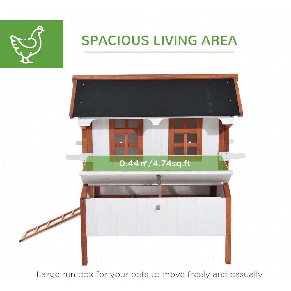 Portable Wooden Chicken Coop