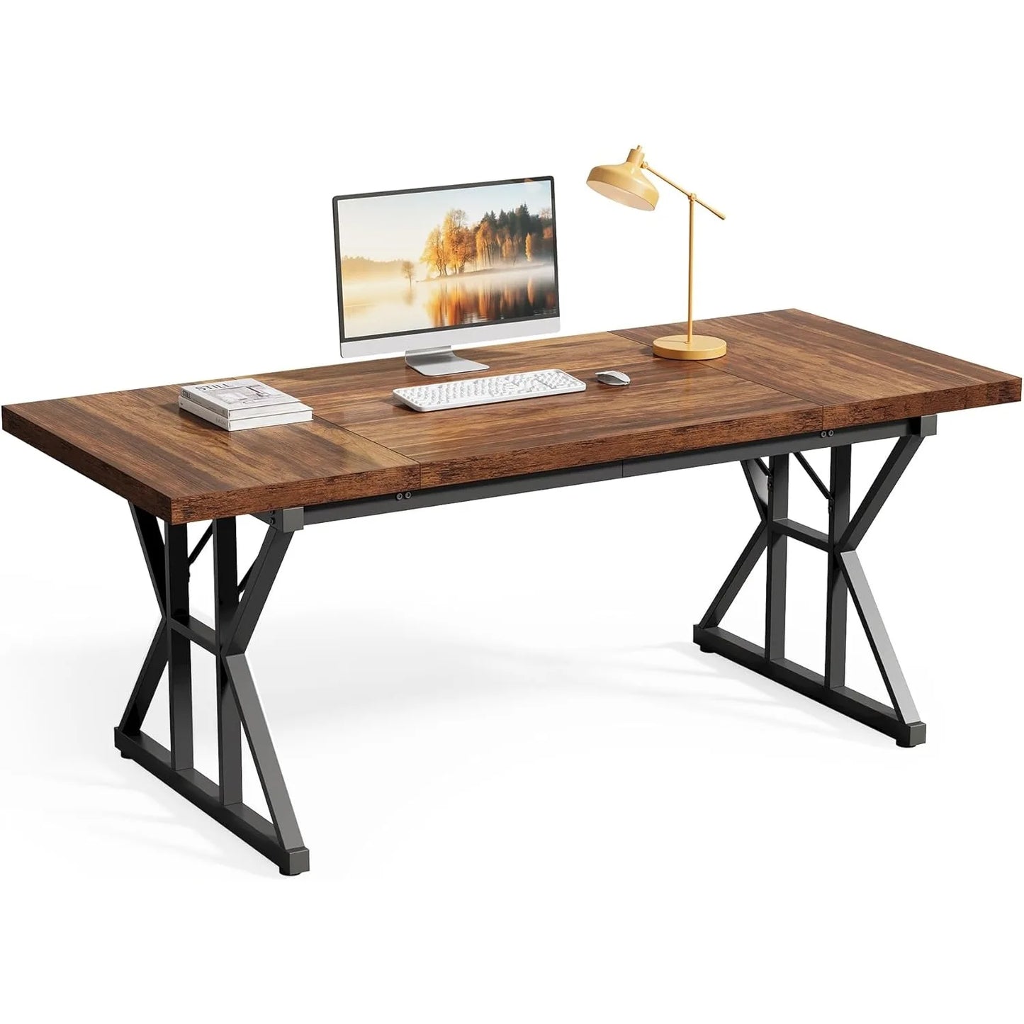 70.8‑Inch Farmhouse Desk