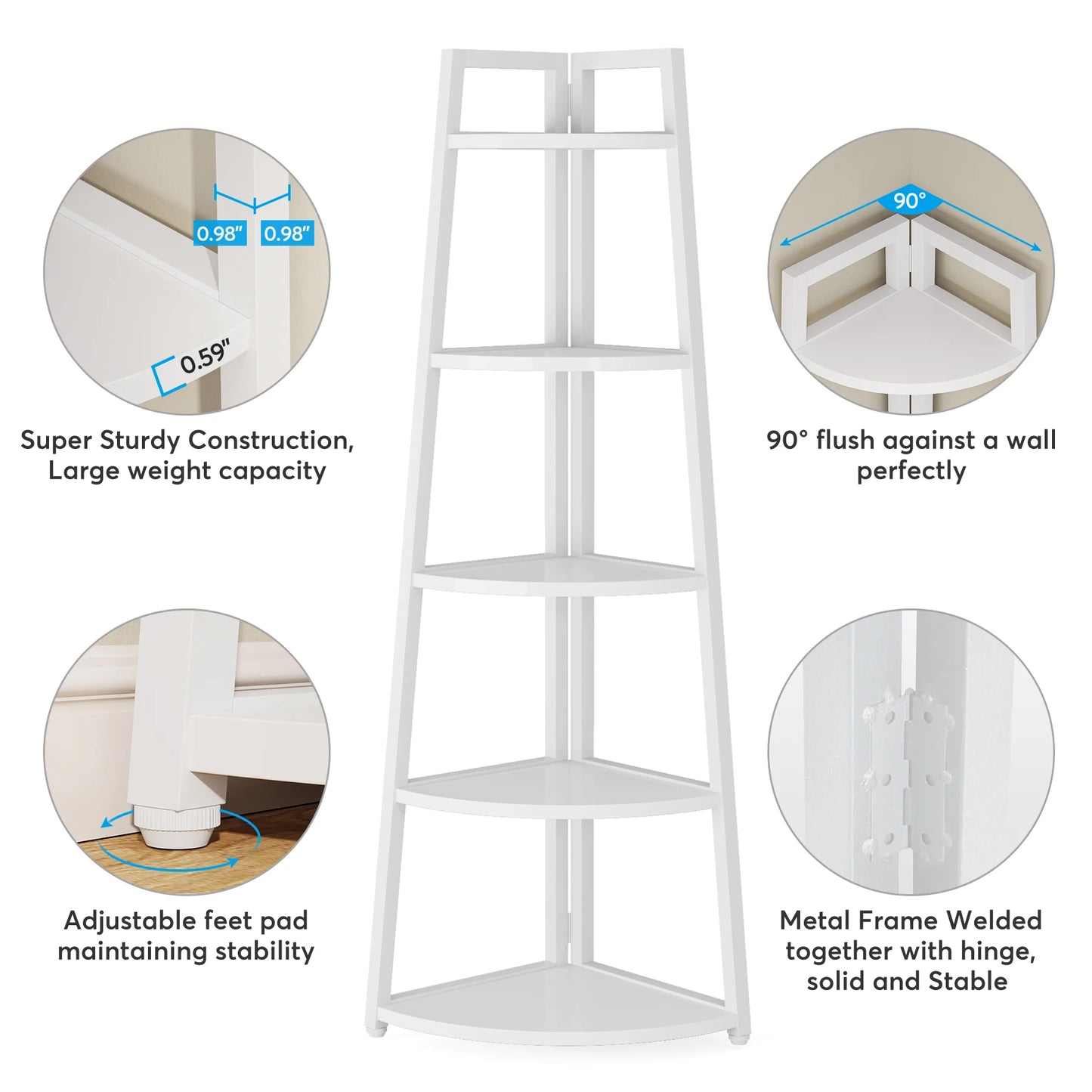 Corner Ladder Bookcase