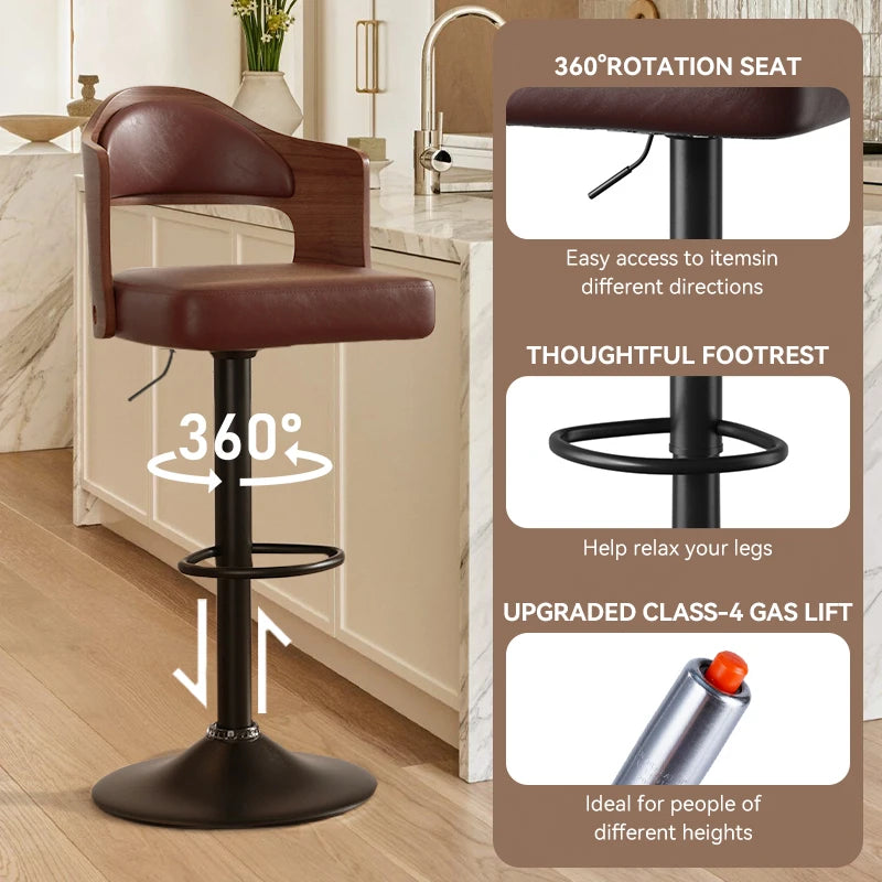 Adjustable Swivel Counter Chairs
