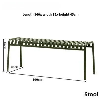 Outdoor Iron Cafe Set