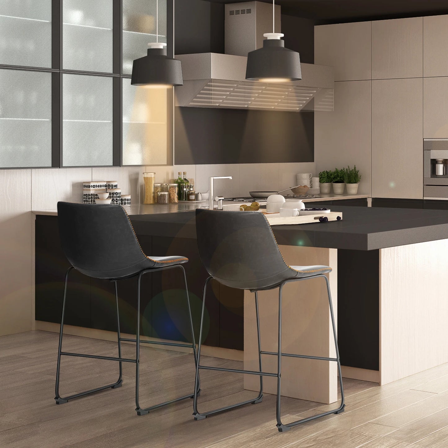 PU Leather Bar Stools