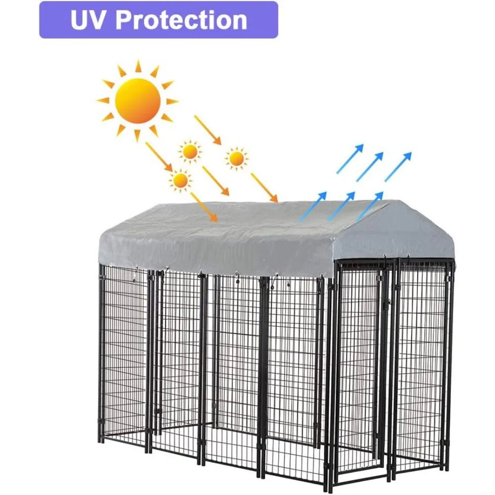 Galvanized Dog Playpen