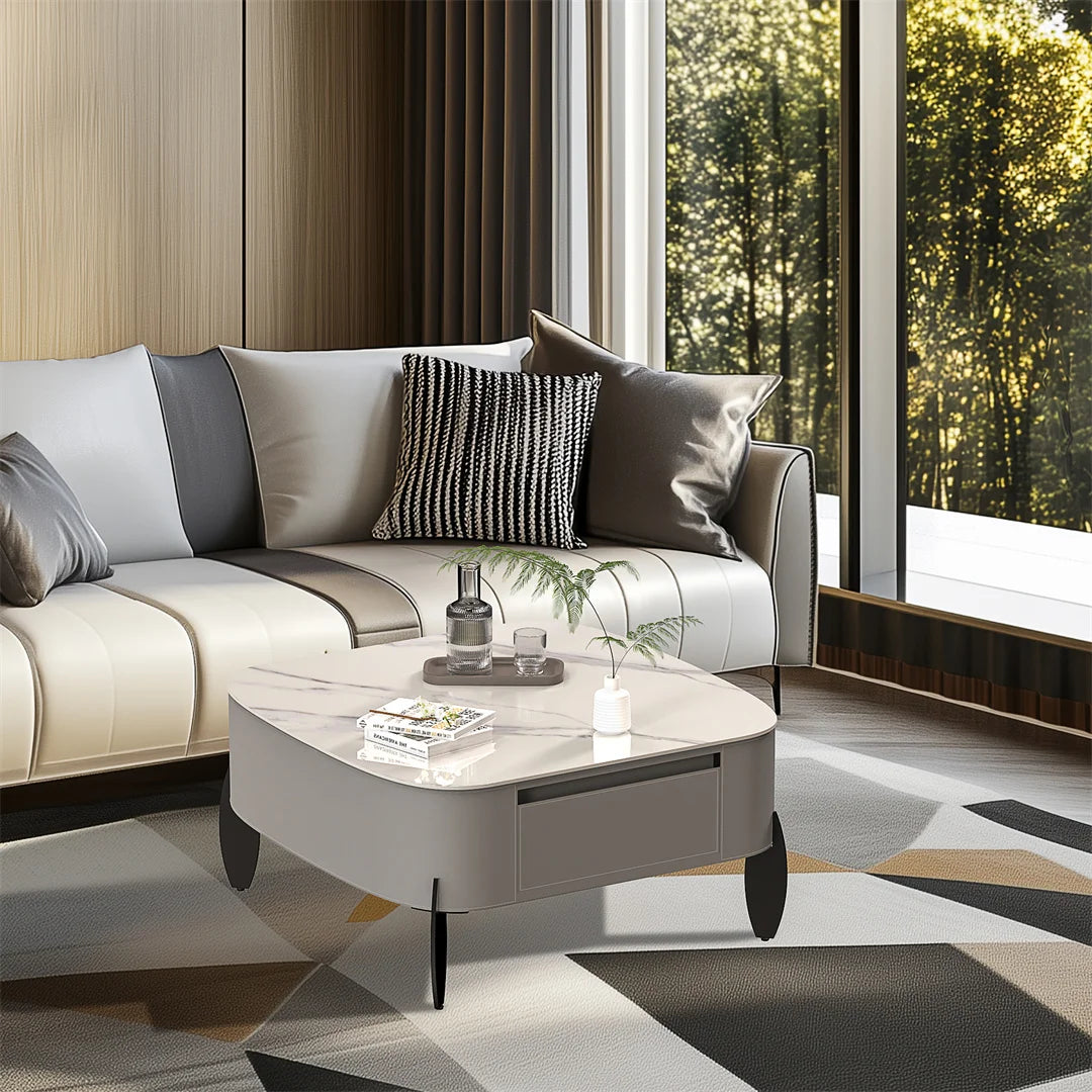 Modern Coffee Table with Drawers