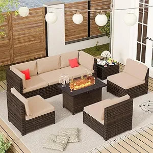 Rattan Sectional Sofa