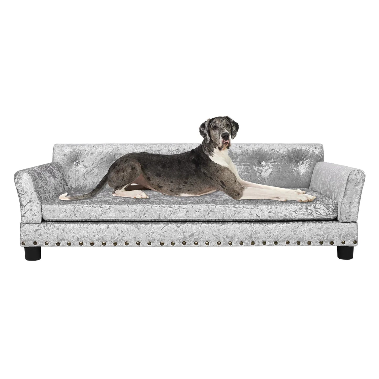 Tufted Elevated Dog Sofa