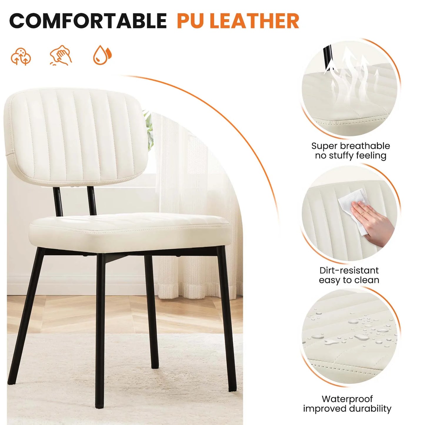 PU Leather Dining Chairs