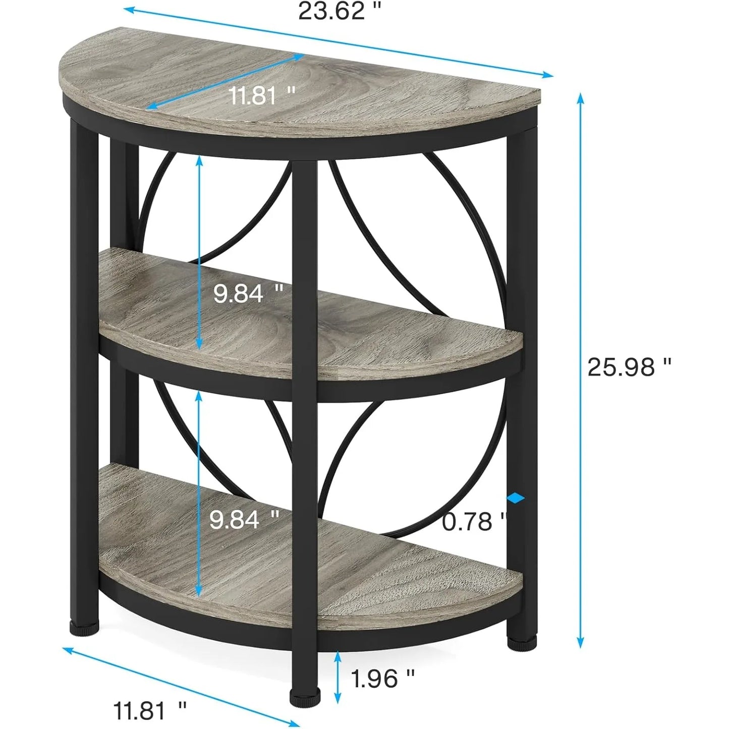 Half Moon Side Table