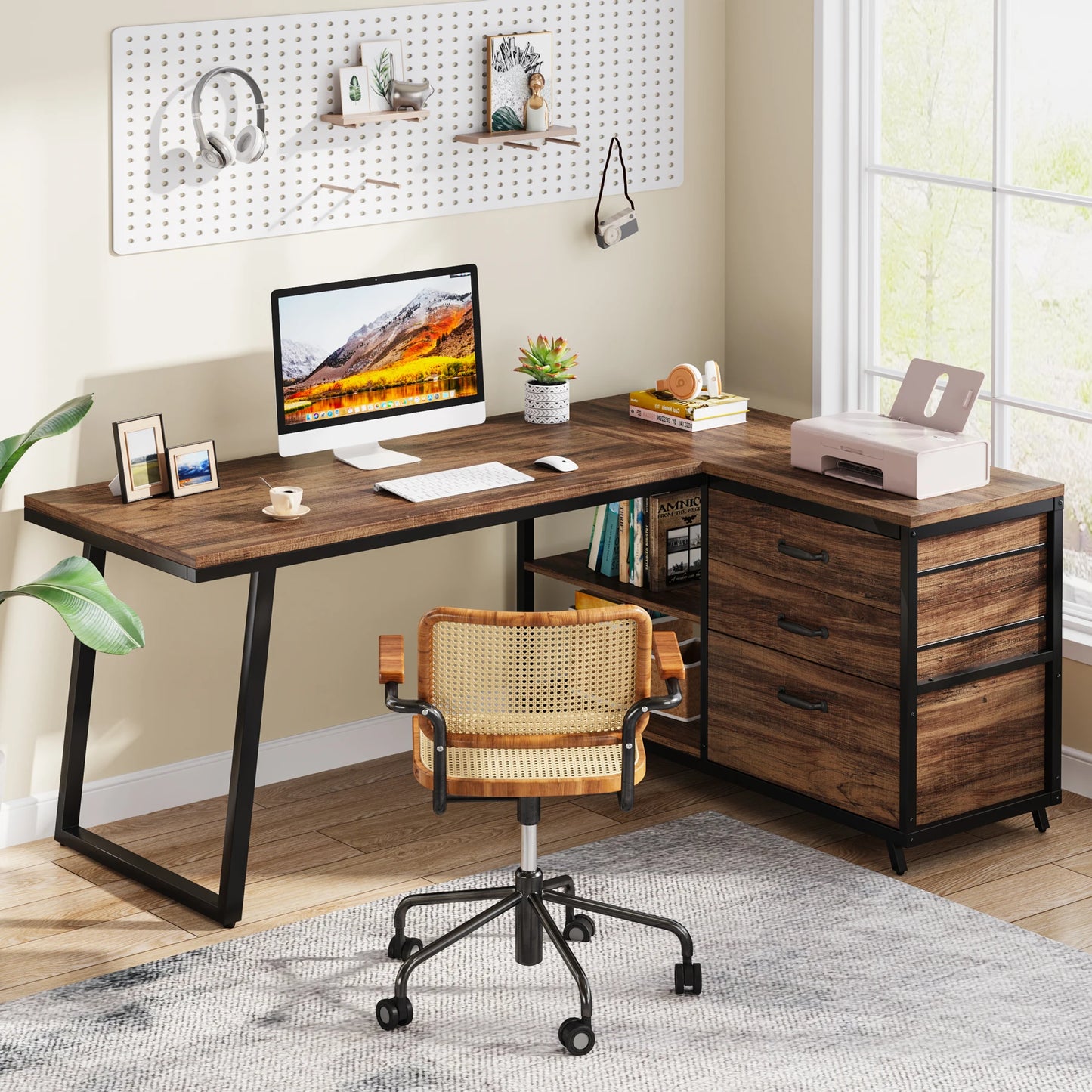 L‑Shaped PC Desk
