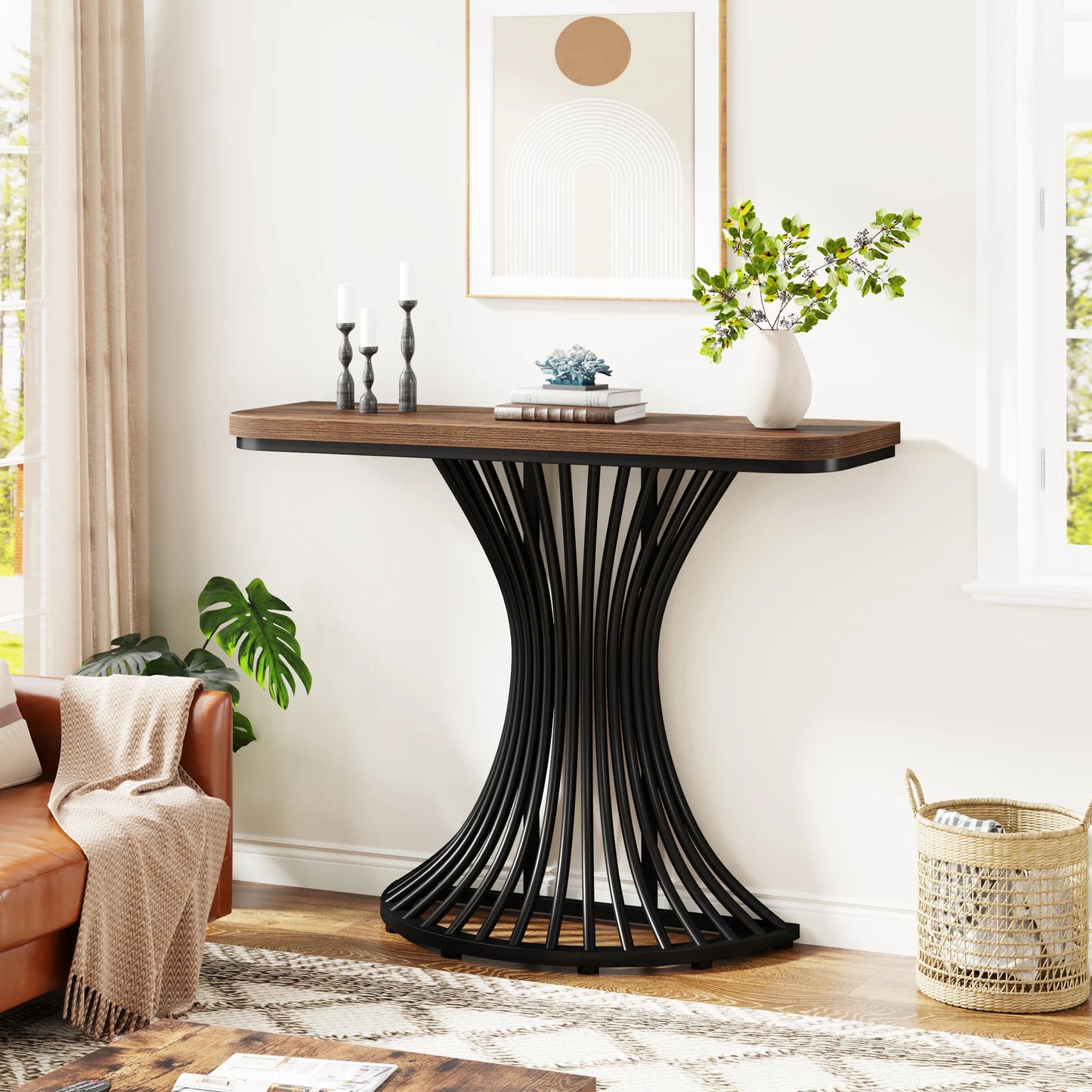 Geometric Console Table
