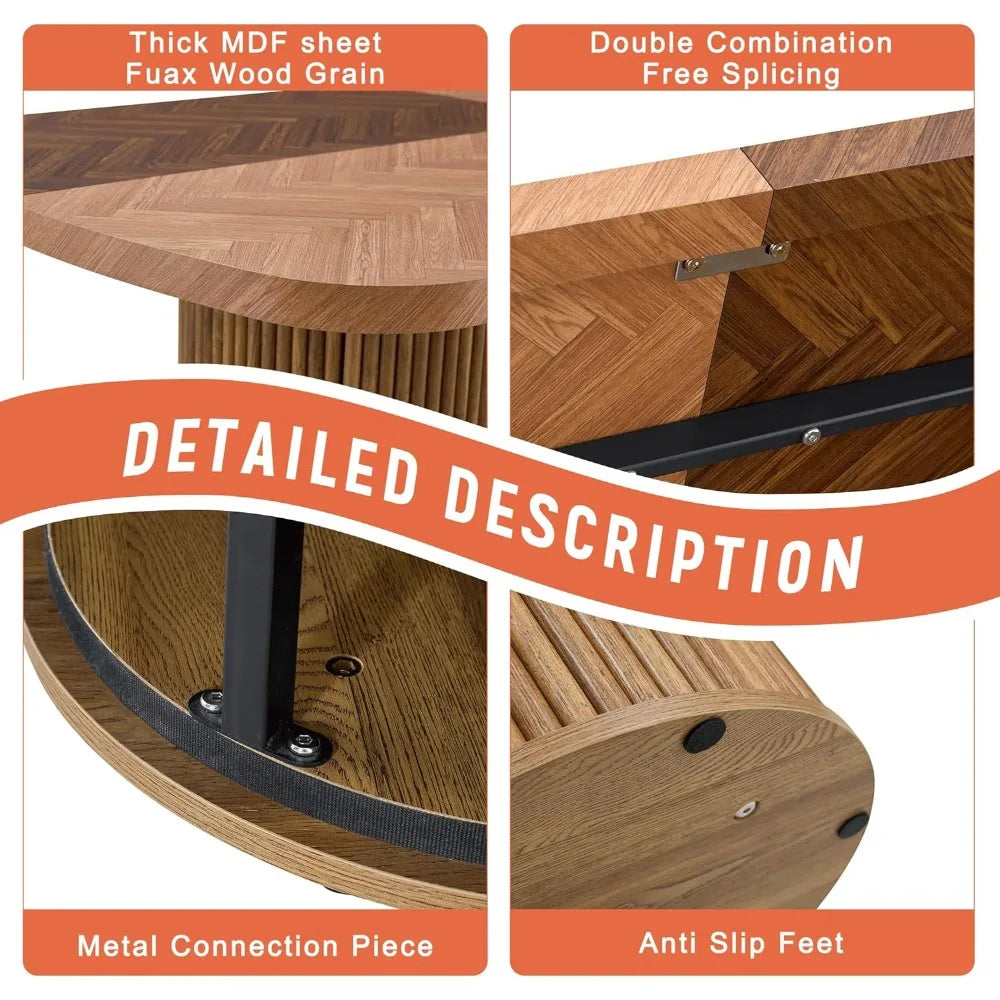 79" Dining Table Set for 8