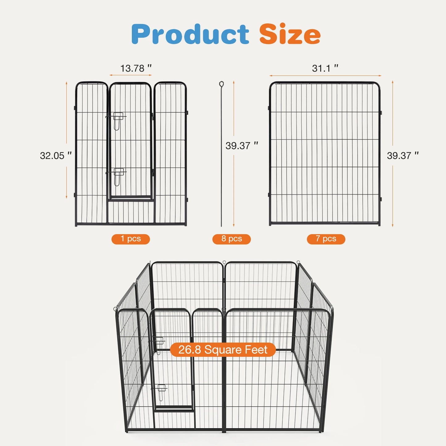 Metal Dog Playpen
