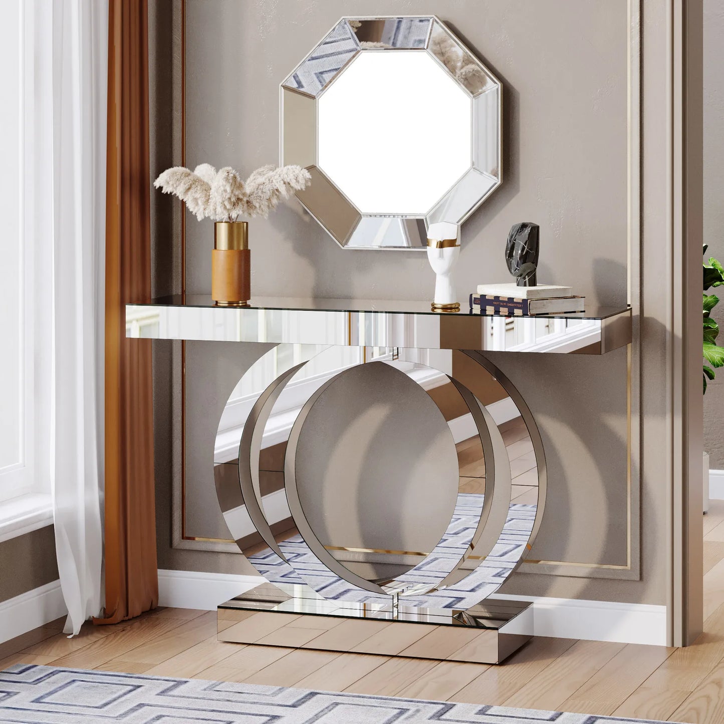 Mirrored Console Table