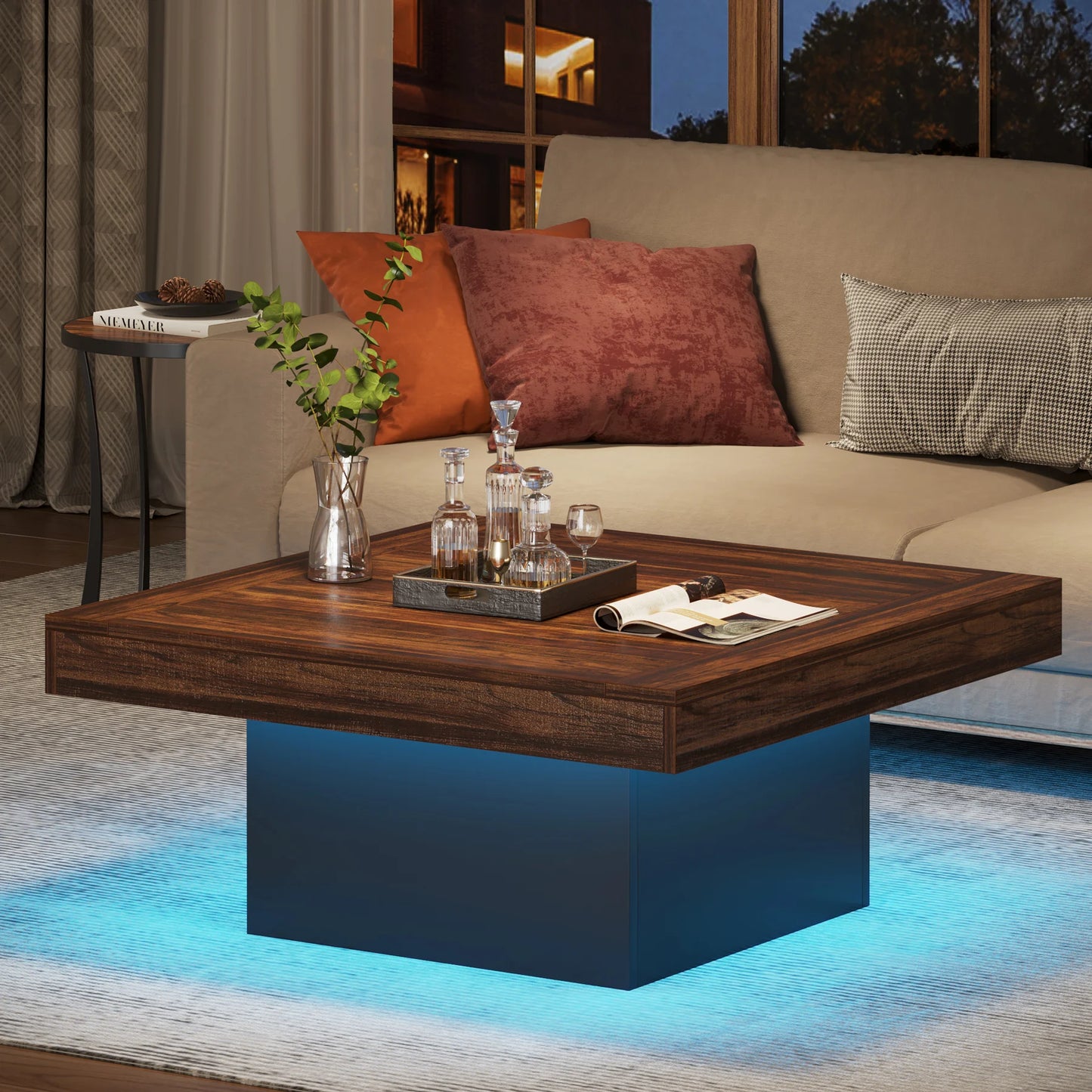 LED Rustic Coffee Table