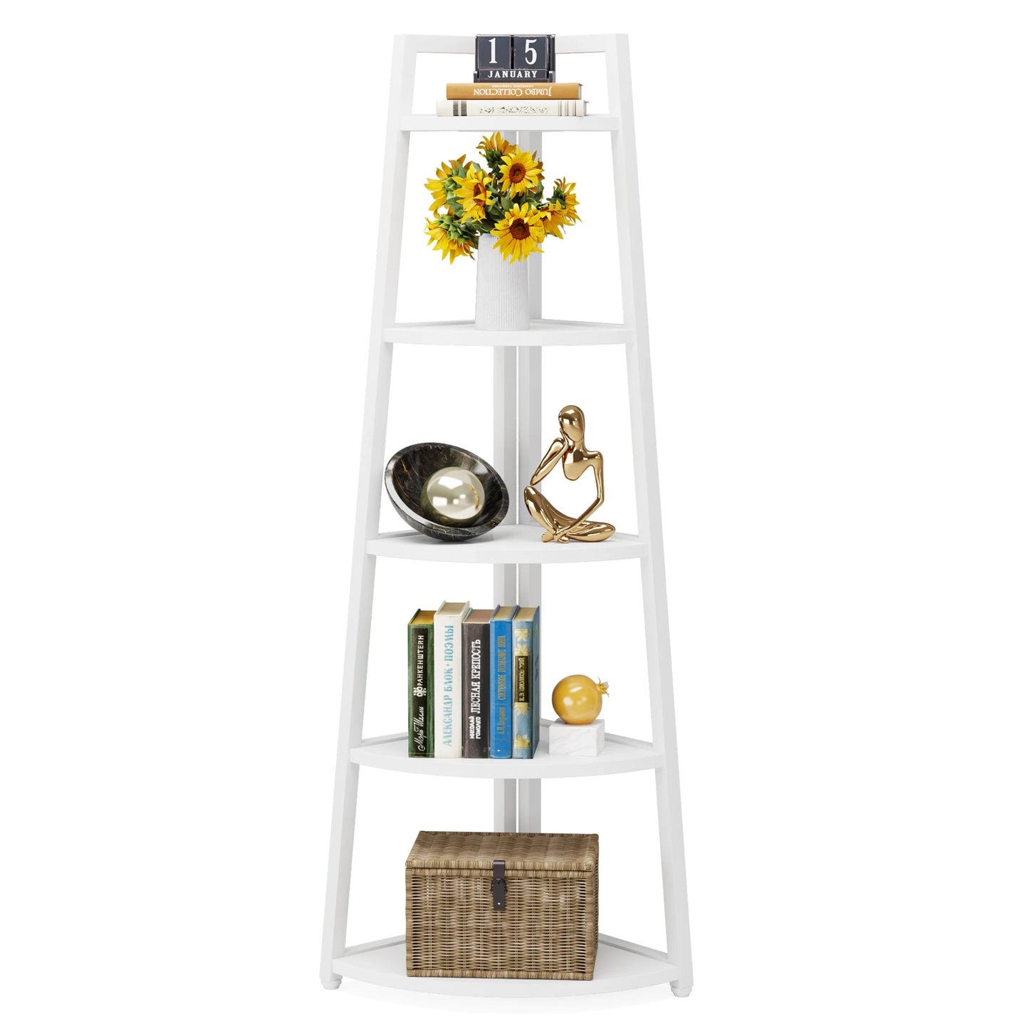 Corner Ladder Bookcase