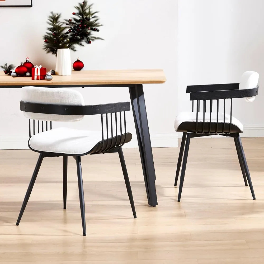Beige Upholstered Armchairs
