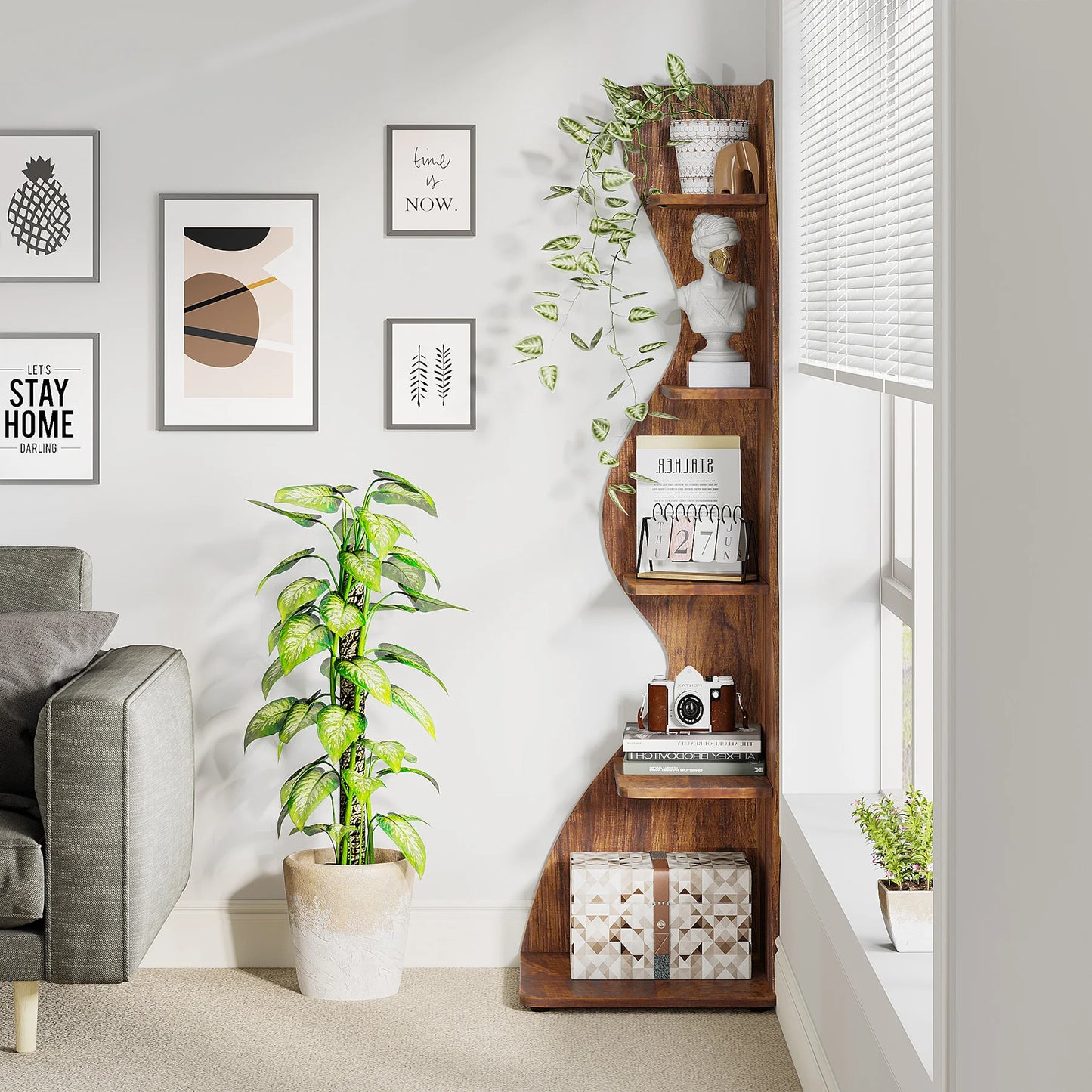 Corner 5‑Tier Shelf